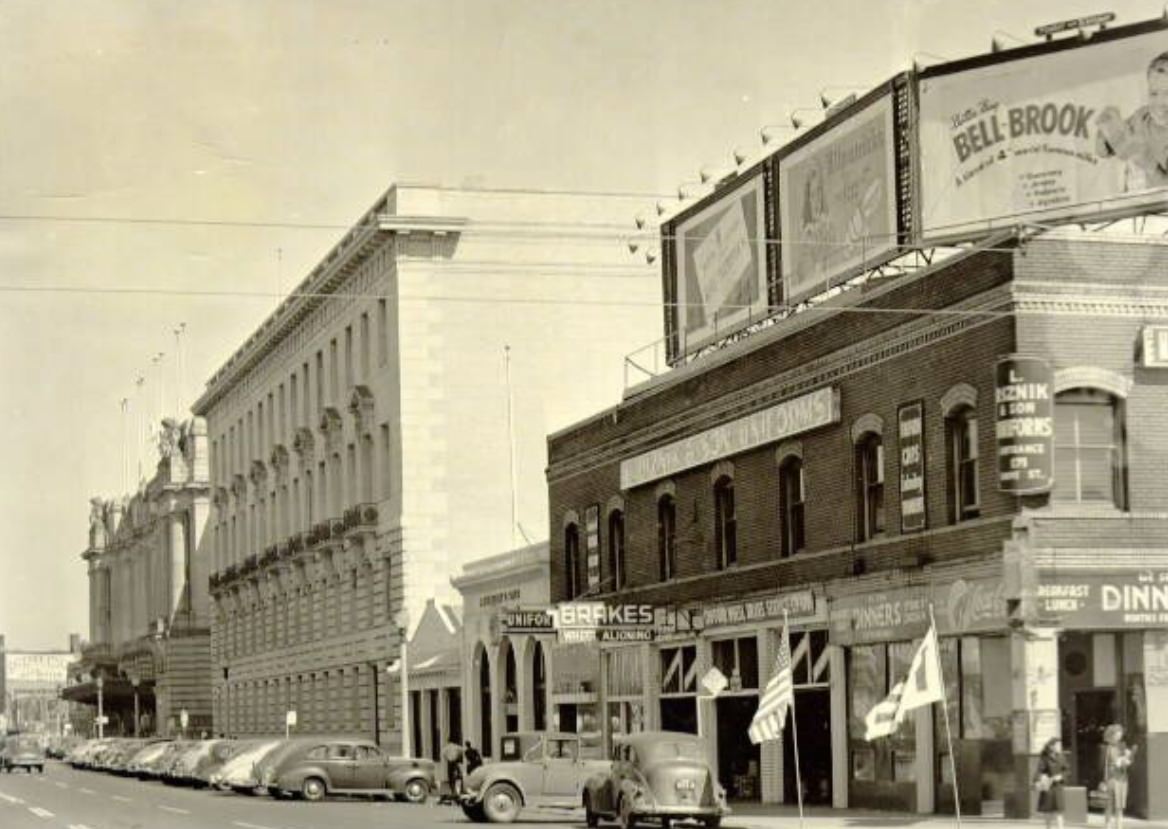 Civic Center district power plant, 1945