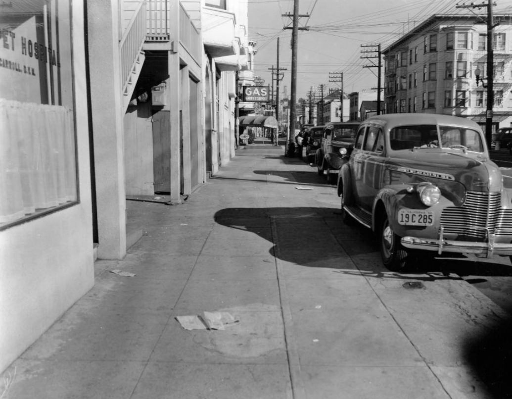 2000 block of Lombard Street, 1940