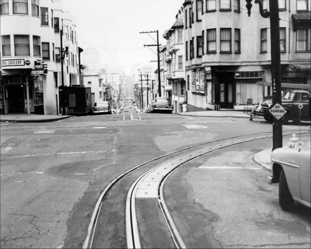 Jackson and Hyde Streets, 1957.