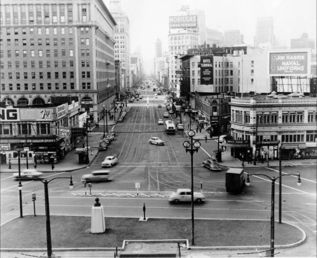 Market Street, circa 1950s.