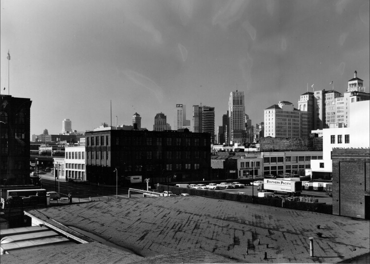 Intersection of Spear and Howard Streets, 1959.