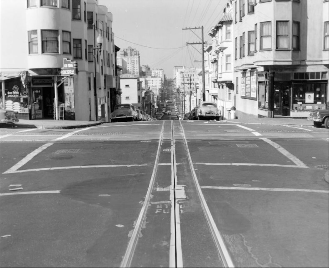 Jackson and Hyde Streets, 1955.