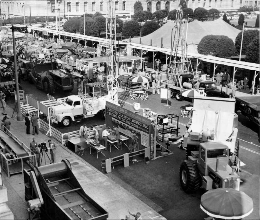 Civic Center exhibition, 1954.