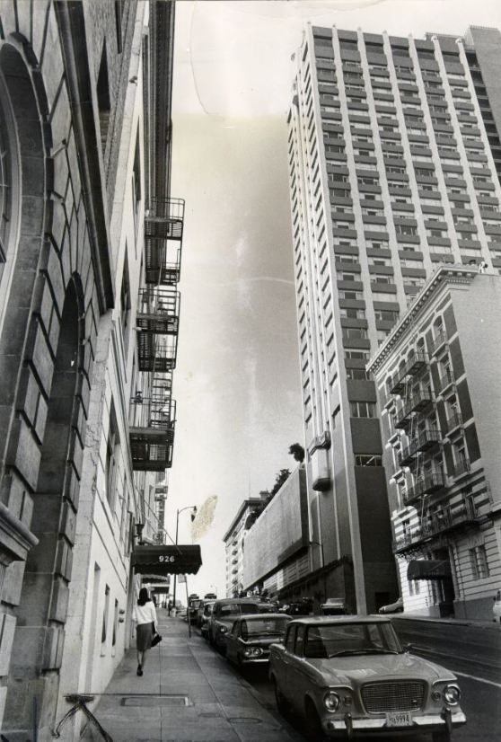 Home of bank employee Theodore Charles Nelson at 926 Powell Street, 1964.
