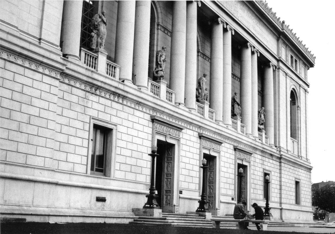 Entrance to Main Library, 1961.