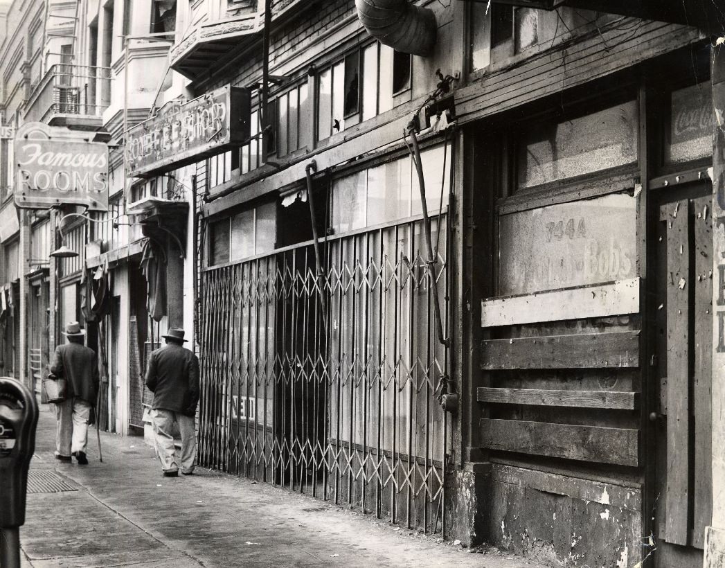 Howard Street between Third and Fourth streets, 1960.