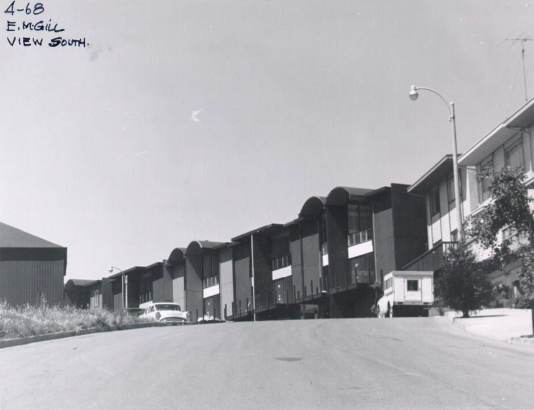 View south from Diamond Heights, 1968.