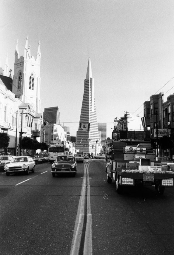 Columbus Avenue looking south, 1973.