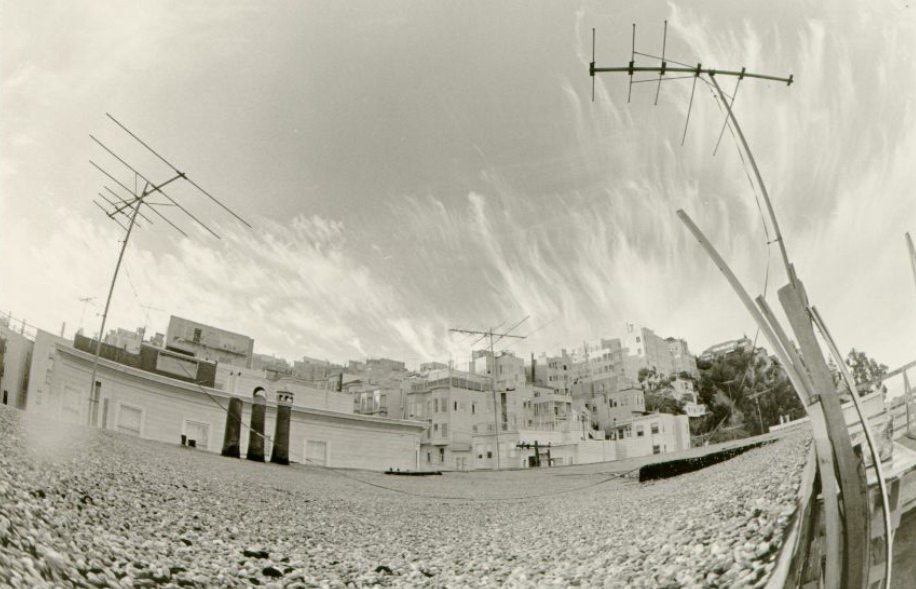 View from a Vallejo Street rooftop, 1971.