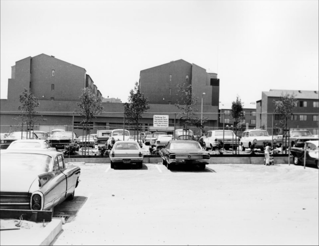 Housing projects at McAllister and Buchanan streets, 1971.