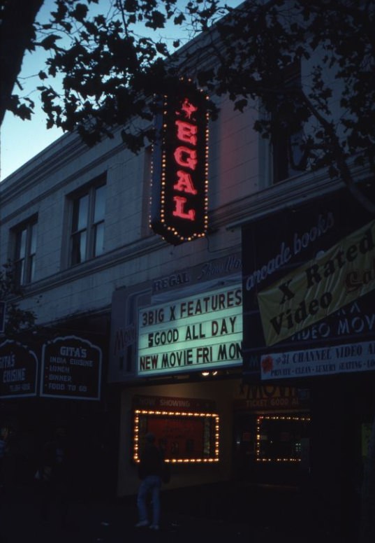 Regal Theater at 1046 Market, 1972.