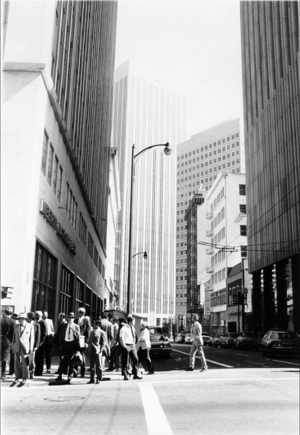 Sutter Street at Montgomery, 1973.