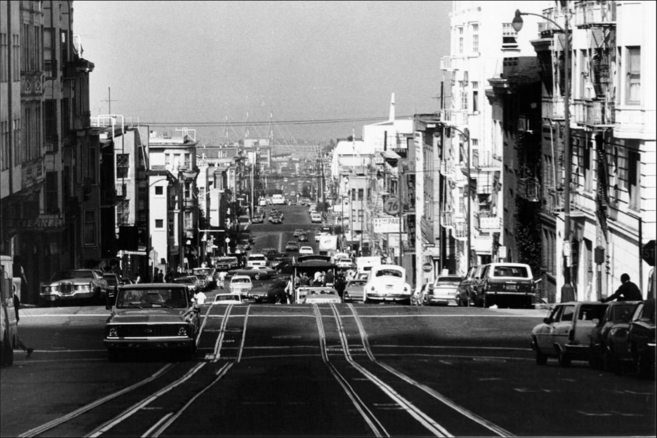 Mason at Clay Street, 1973.