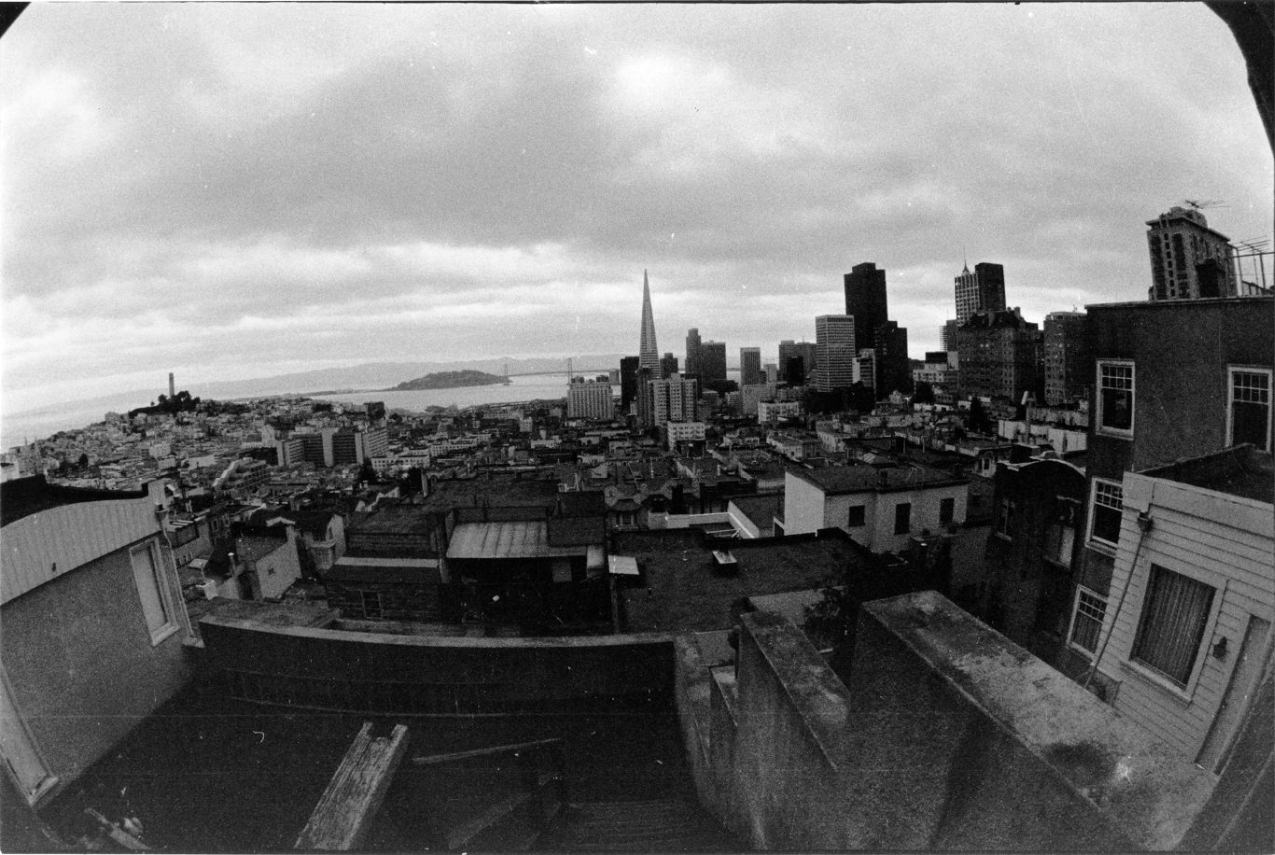 View from Washington Street above Taylor, 1972.