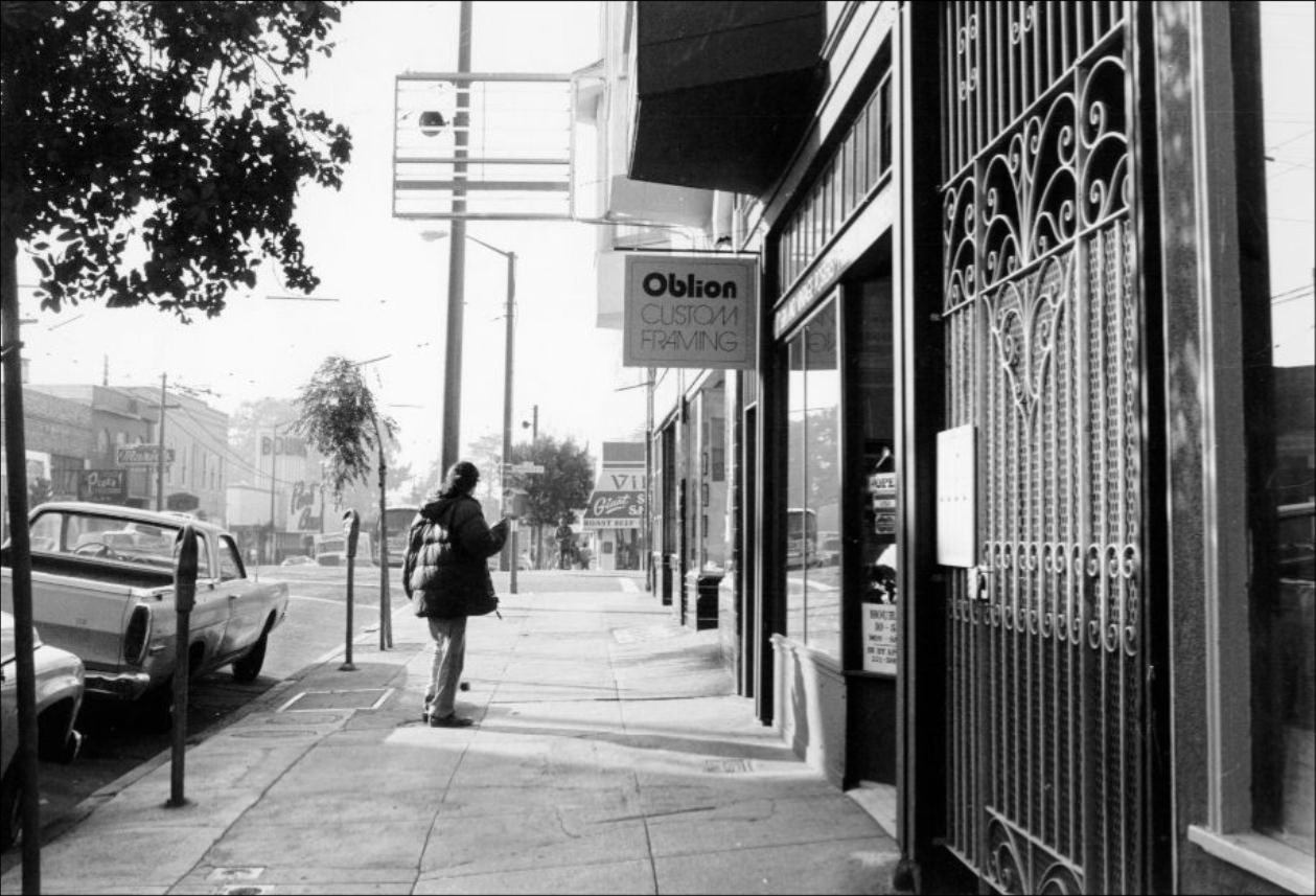 Haight Street at Shrader, 1977.
