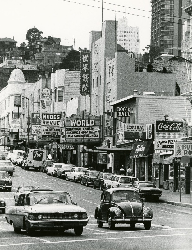 Broadway and Columbus, 1970.