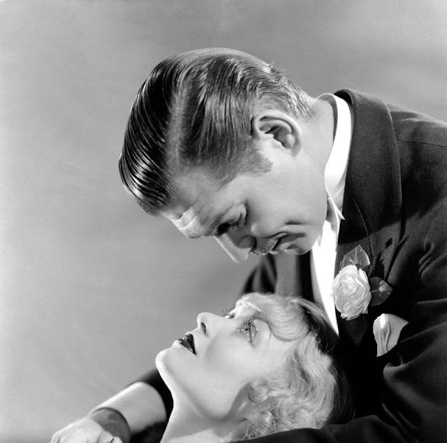 Clark Gable and Constance Bennett of During the Filming of After Office Hours (1935)