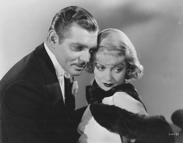 Clark Gable and Constance Bennett of During the Filming of After Office Hours (1935)