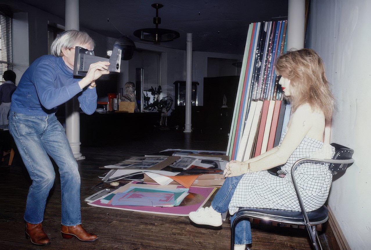 Andy Warhol and Pia Zadora's Iconic 1983 Photoshoot at The Factory