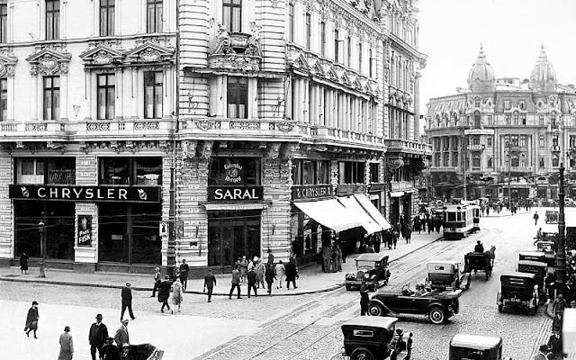 Commercial Academy and the Jockey Club Palace, 1920s