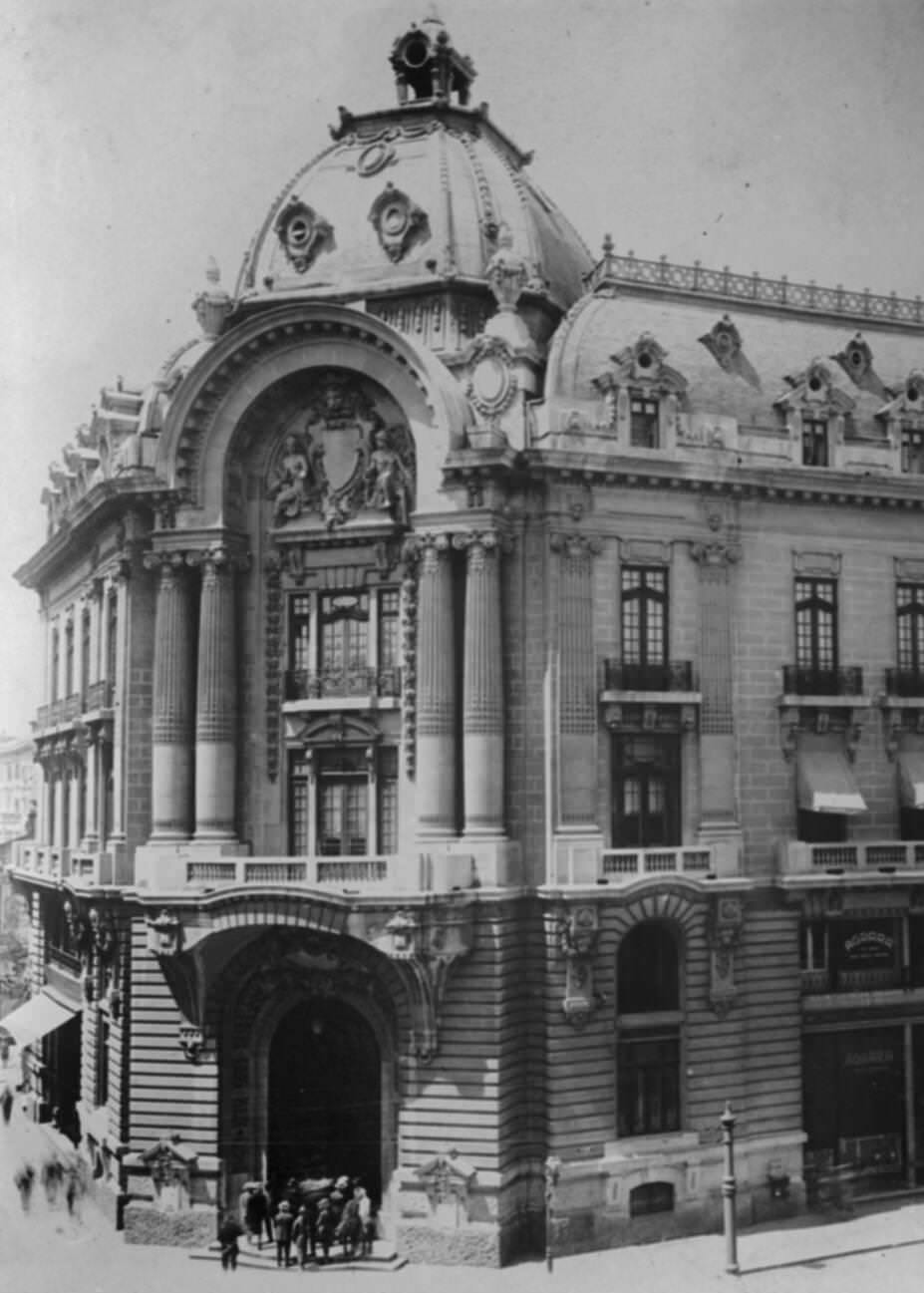 The stock exchange, Bucharest, 1928