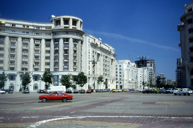Bulevardul Unirii's landscapes, Bucharest, 1990s