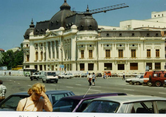 The Central University Library's renovation in Bucharest, 1990s