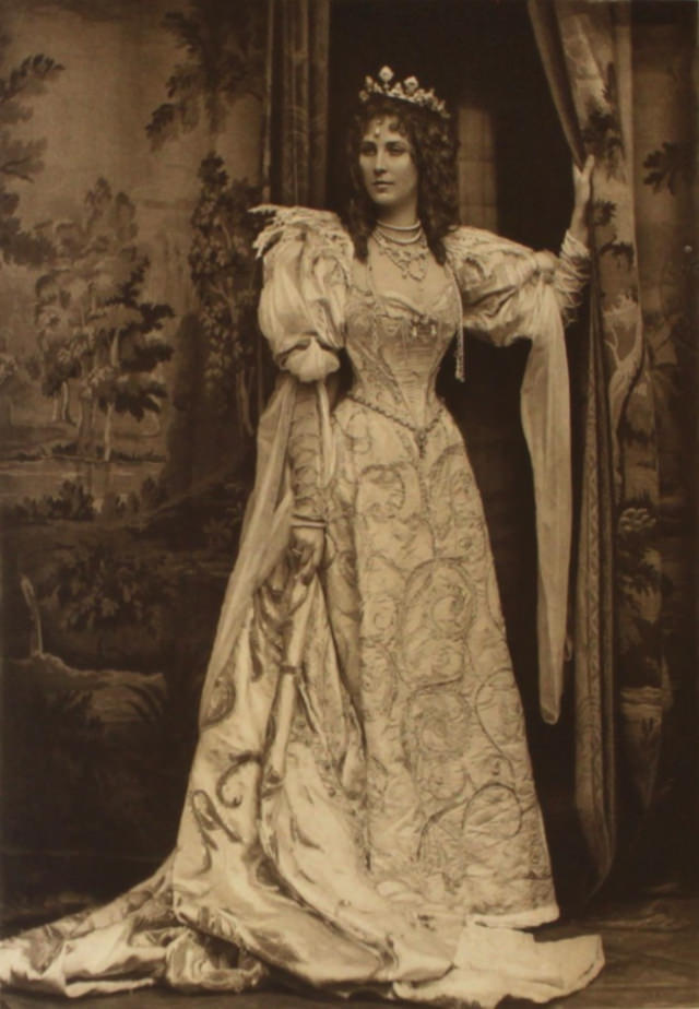 The Duchess of Portland as the Duchess of Savoy.