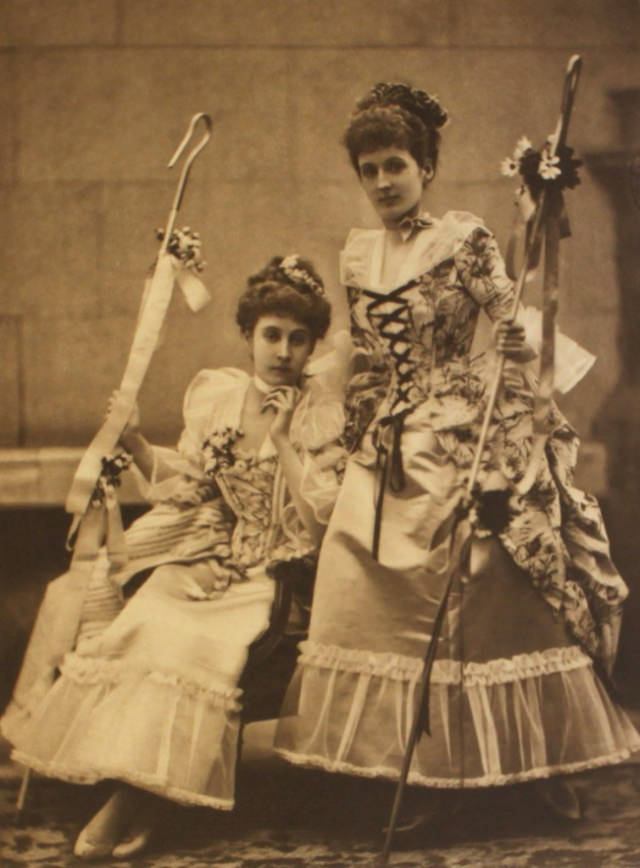 The Ladies Churchill as Watteau shepherdesses.