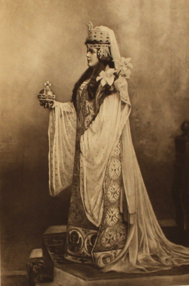 Lady Randolph Churchill (Sir Winston Churchill’s mother) as the Empress Theodora, wife of the Byzantine Emperor Justinian.