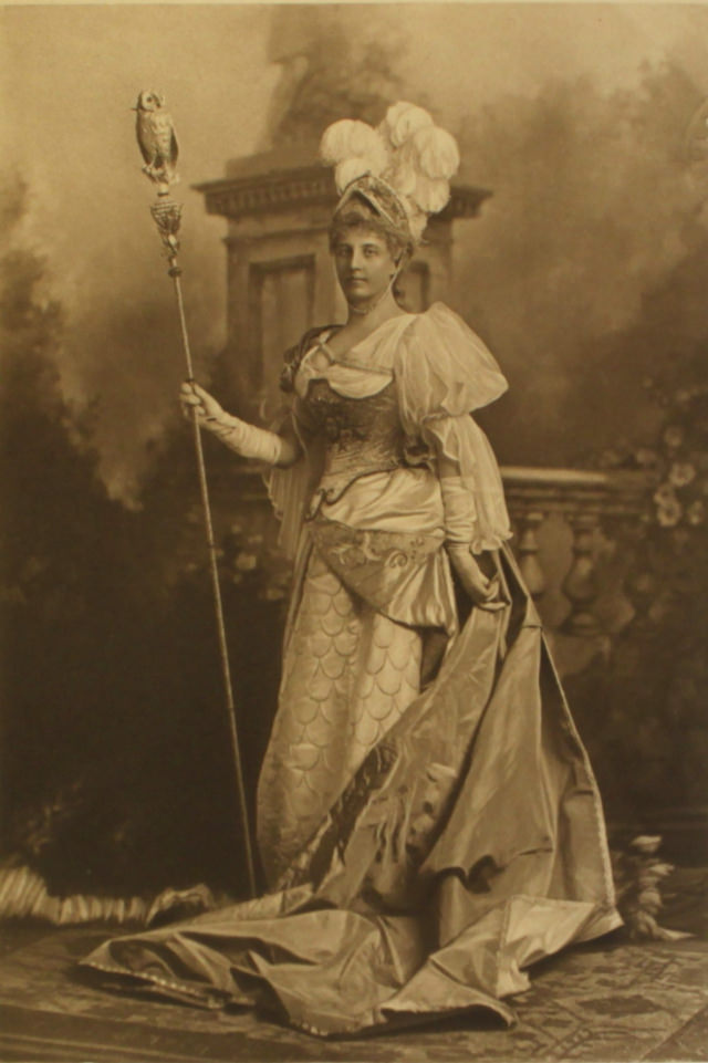 The Countess of Gosford as an 18th century version of Minerva, goddess of wisdom.