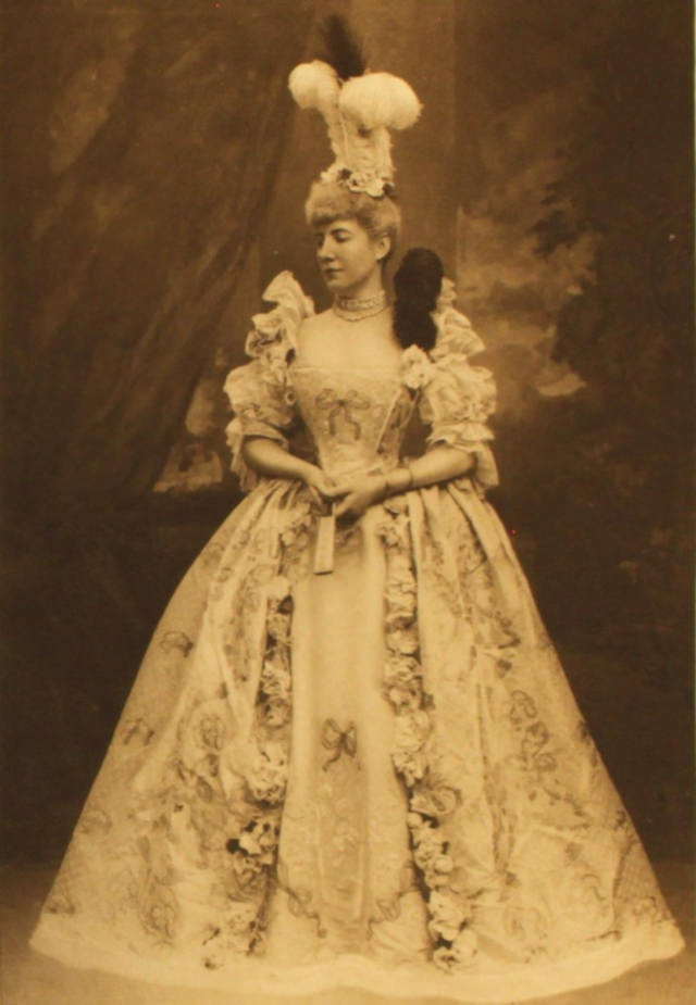 The Countess of Kilmorey Ellen Constance nee Baldock as Comtesse du Barri, the mistress of Louis XV.