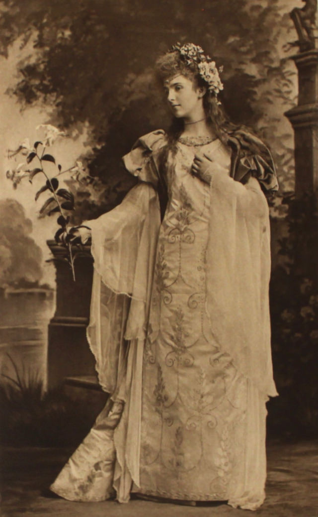 Lady Alice Montagu as Laure de Sade, an ancestor of the Marquis de Sade, and possibly the Laure who inspired the poet Petrarch in the 14th century.