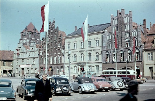 Marktplatz in Greifswald, 1960s