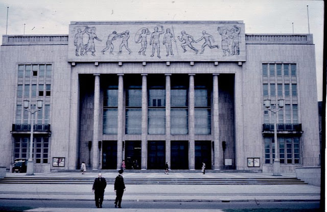 Sportshall on Stalin Allé in East Berlin, 1960s