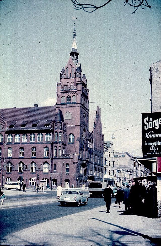 Steglitz town hall in Berlin, 1960s