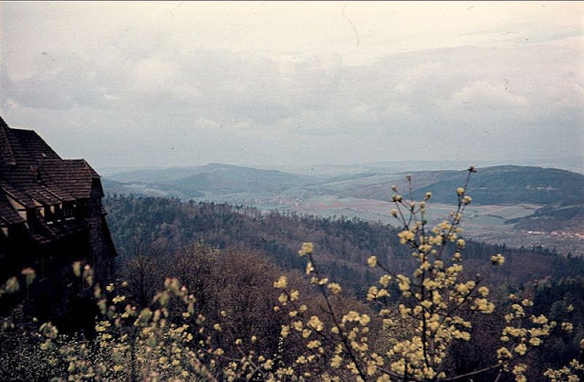 View from Wartburg near Eisenach, 1960s