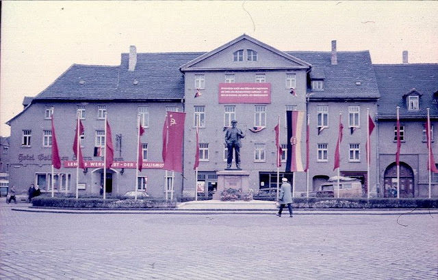 Lenin statue in Eisleben, 1960s