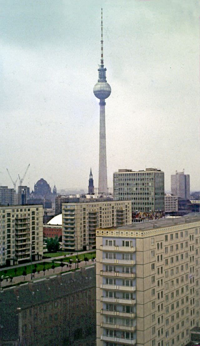 East Berlin Skyline, 1960s.