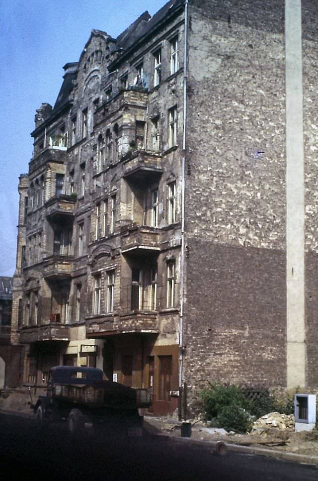 Bomb Damage in East Berlin, 1960s.