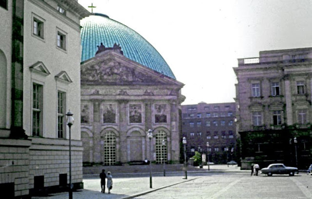 St. Hedwig's R.C. Cathedral in East Berlin, 1960s.
