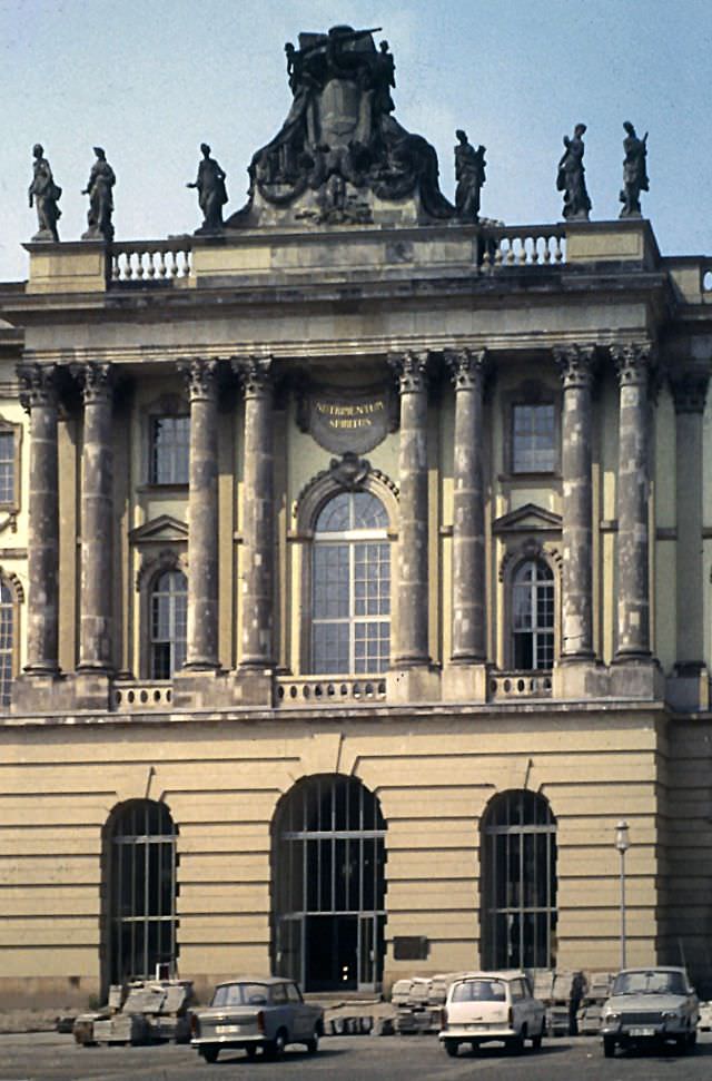 The Old Library, now the Faculty of Law of Humboldt University in East Berlin, 1960s.