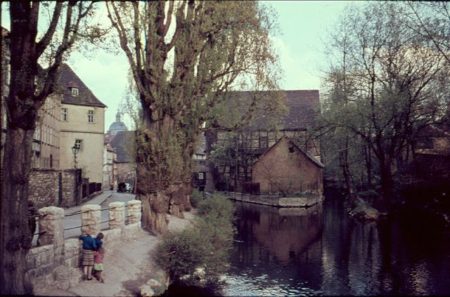 Near the Augustiner Monastery in Erfurt, 1960s