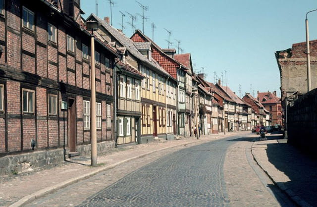 Quedlinburg street scenes, 1980