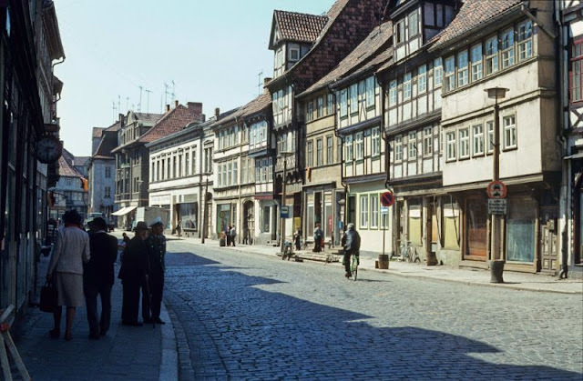 Quedlinburg street scenes, 1980