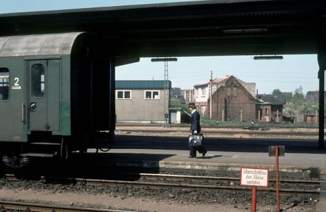 Halberstadt station, Deutsche Reichsbahn, 1980