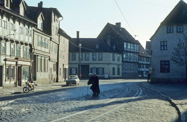 Halberstadt street scenes, 1980