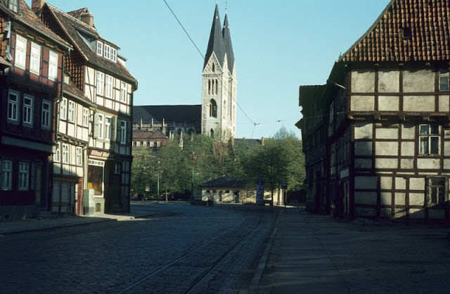 Halberstadt street scenes, 1980
