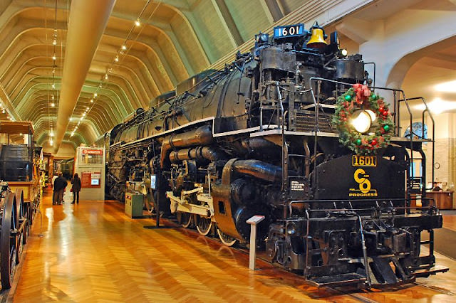 C&O no. 1601 Allegheny locomotive at The Henry Ford Museum
