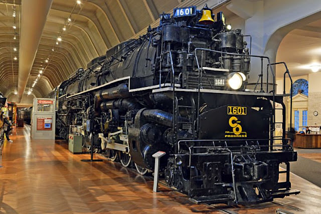 A Chesapeake and Ohio 2-6-6-6 Allegheny, built by the Lima Locomotive Works in 1941